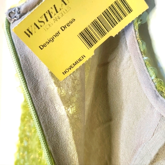 Green|Sequinn|Mini A-Line|Walk of Shame Dress|Size: S - Picture 3 of 5